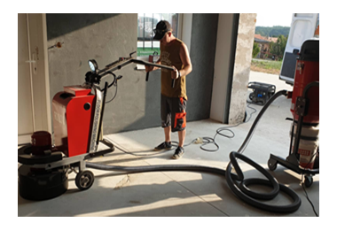 A customer feedback of R460 concrete floor grinder