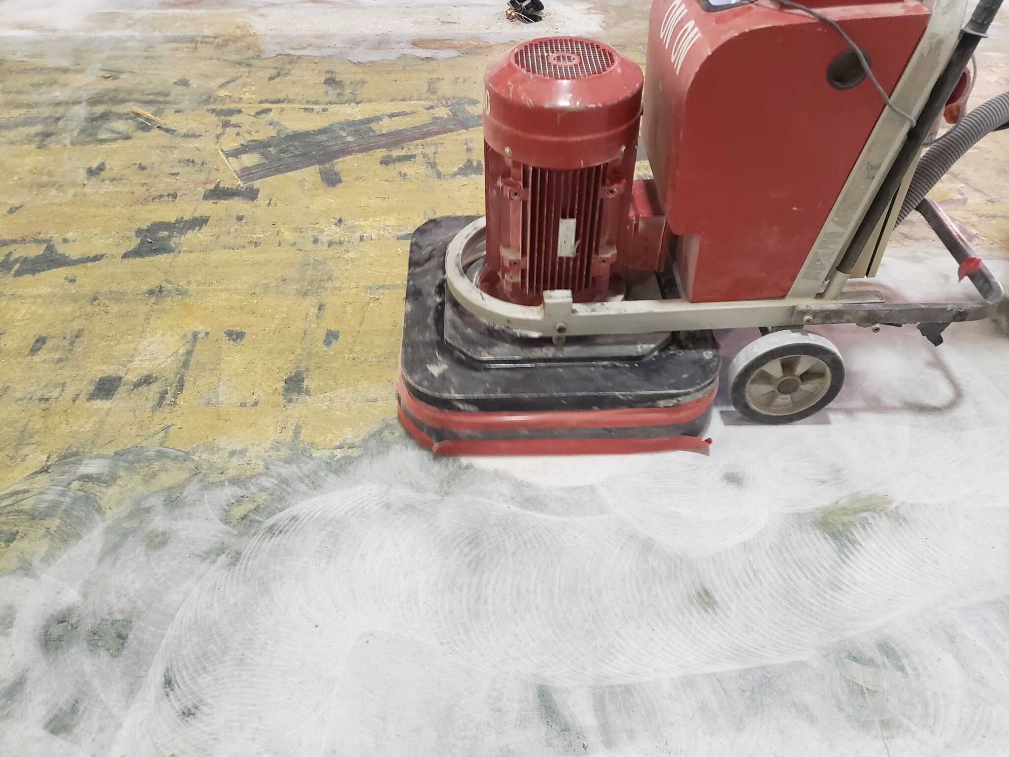 concrete grinding and polishing machine