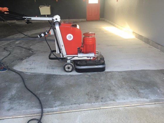 concrete grinding and polishing machine